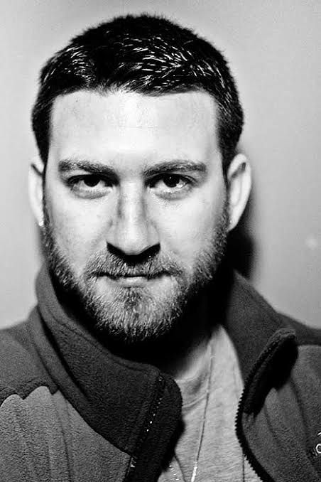 Black-and-white portrait of Noah Gardenswartz